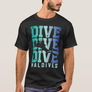 Camiseta Maldivas Scuba Diving Maldives Souvenir Diver