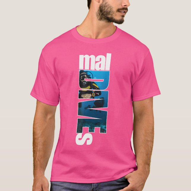 Camiseta Maldiven Maldives Diving Dive (Frente)