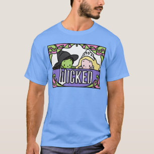 Camiseta Maldosa Elphaba Glinda Espiando Alegre Estilo Cart