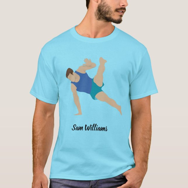 Camiseta Male Gymnast (Frente)