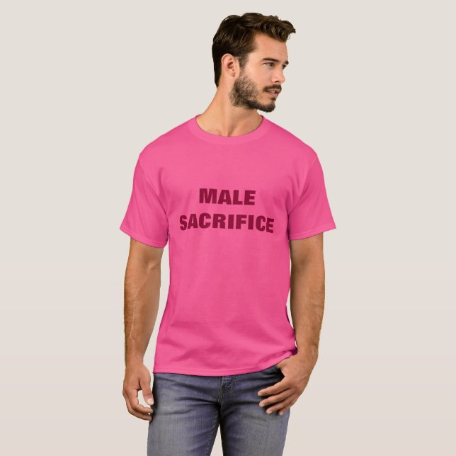 CAMISETA MALE SACRIFICE (Frente Completa)