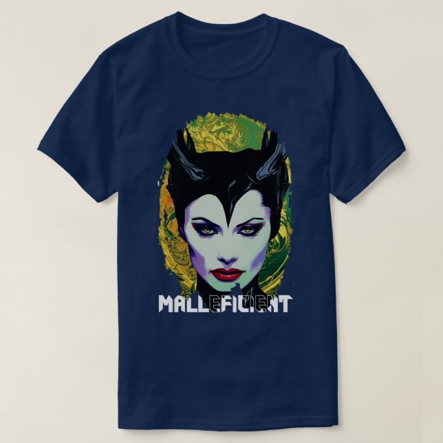 CAMISETA MALEFICENTE (Frente do Design)