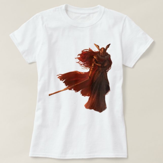 Camiseta Malenia, lâmina de Miquella - Elden Ring (Frente do Design)