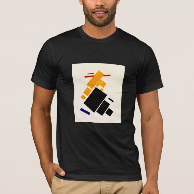 Camiseta Malevich - Composição do Suprematismo, Avião (Frente)