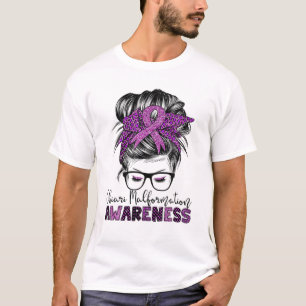 Camiseta Malformação do Cabelo-do-Chuva-Leopardo Ribbon Chi