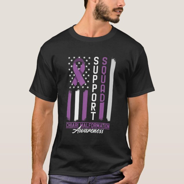 Camiseta Malformação do Esquadrão de Suporte I CM Cerebellu (Frente)