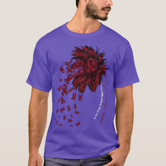 Camiseta Malformação linfática Sensibilizar o girassol ning