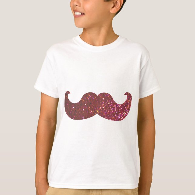 Camiseta Malgaxe Rosa (Gráfico de Brilhante Falso) (Frente)