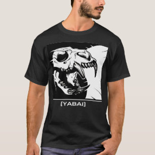 Camiseta Malha de gato de mangueira longa de japão minimali