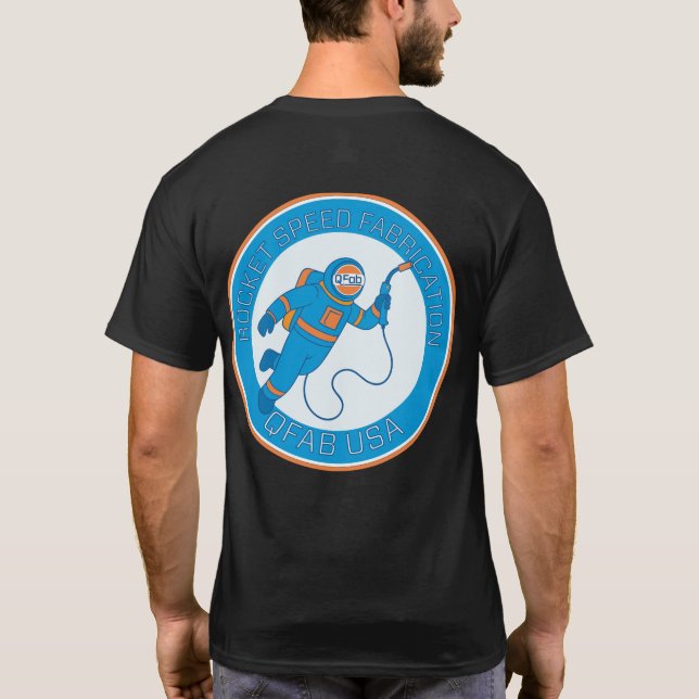 Camiseta Malha de velocidade do foguete (Verso)