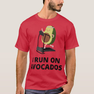 Camiseta Malhação Avocado LoverEngraçado Avocado Eercise em