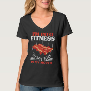 Camiseta Malhação Bacon Em Minha Boca Churrasco Grelha Porc