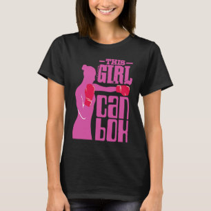 Camiseta Malhação Boxing Girl com luvas que adoro Kickb