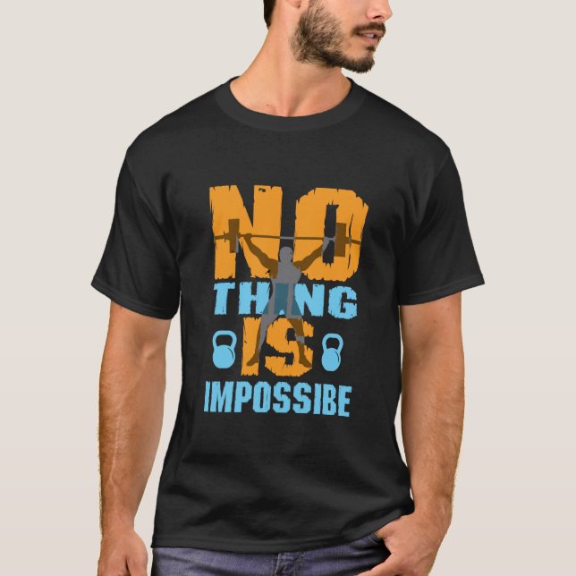 Camiseta Malhação com aspas Nada é impossível (Frente)
