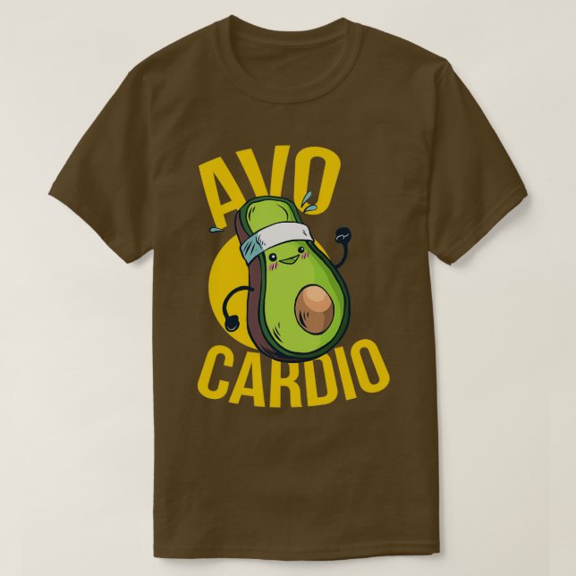 Camiseta Malhação de abacate Avocardio (Frente do Design)