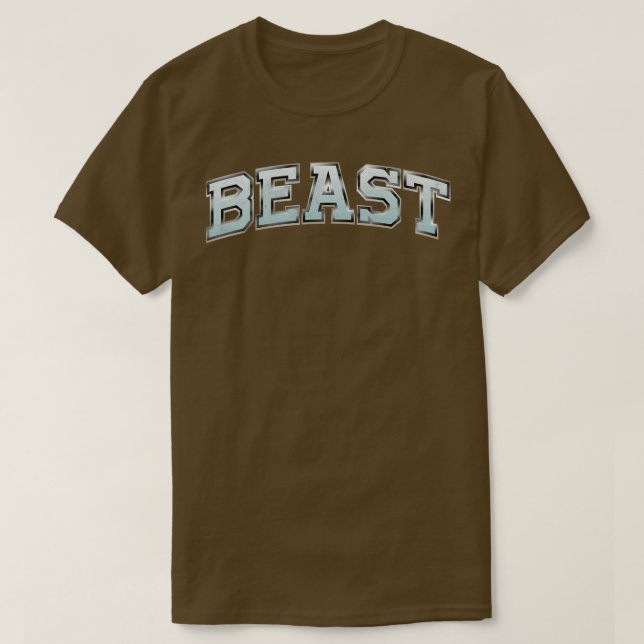Camiseta Malhação de ginástica de Beast Vintage (Frente do Design)