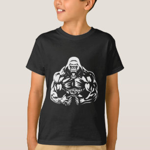 Camiseta Malhação de Gorila de Roupa de Gorila de Vegan