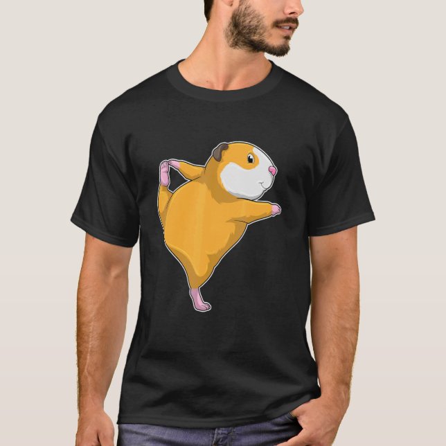 Camiseta Malhação de Guiné Pig Yoga (Frente)