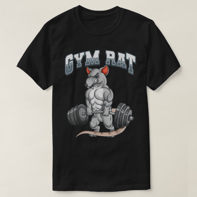 Camiseta Malhação de Gym Rat (Frente do Design)