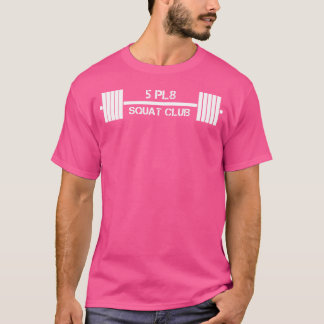 Camiseta Malhação De Levantamento De 5 Pl8, Quadrado De 5 P