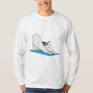 Camiseta Malhação de Meditação de Ioga Cat
