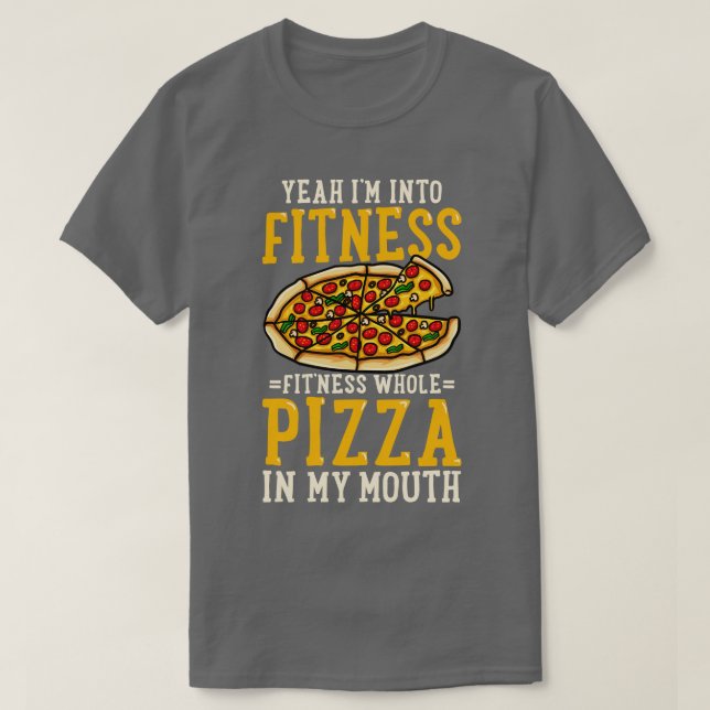 Camiseta Malhação de pizza (Frente do Design)