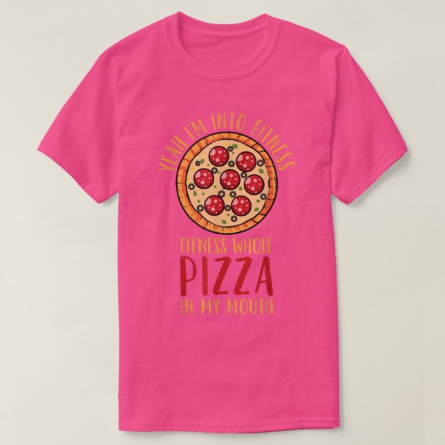 Camiseta Malhação de pizza (Frente do Design)