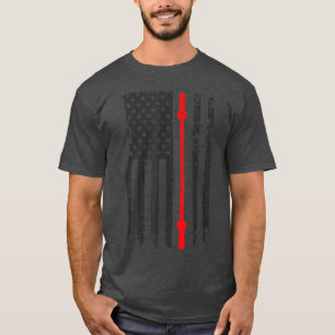 Camiseta MALHAÇÃO de Sinalizador Americana Gym Barbell Powe