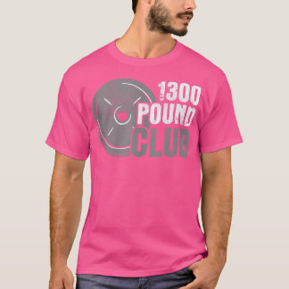 Camiseta malhação De Treinamento De Peso Do Clube De 1300 L