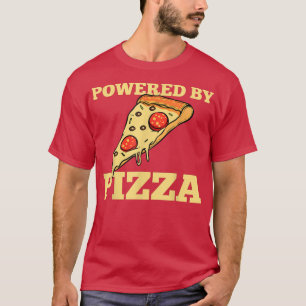 Camiseta Malhação de Workout de Gym com Fatia de Pizza