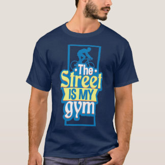 Camiseta Malhação desportiva de bicicleta