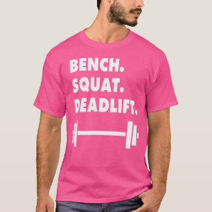 Camiseta Malhação Do Quadrado Do Banco Para Levantar O Peso