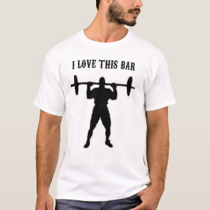 Camiseta malhação engraçada do bodybuilder do exercício