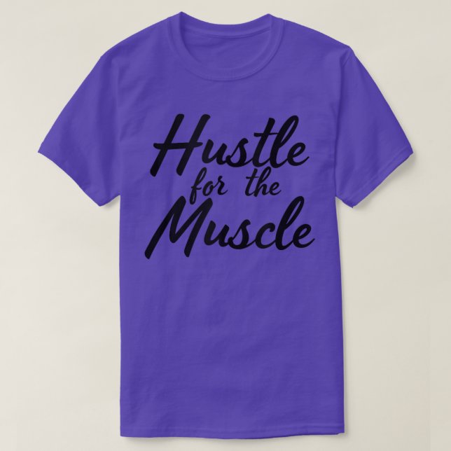 Camiseta Malhação Engraçada E Giro Hustle Para Essa Pesagem (Frente do Design)