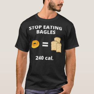 Camiseta Malhação Engraçada Para Comer Bagéis Igual A P