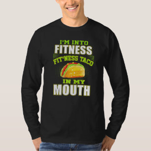 Camiseta Malhação engraçada Taco Foodie Comida mexicana Gym