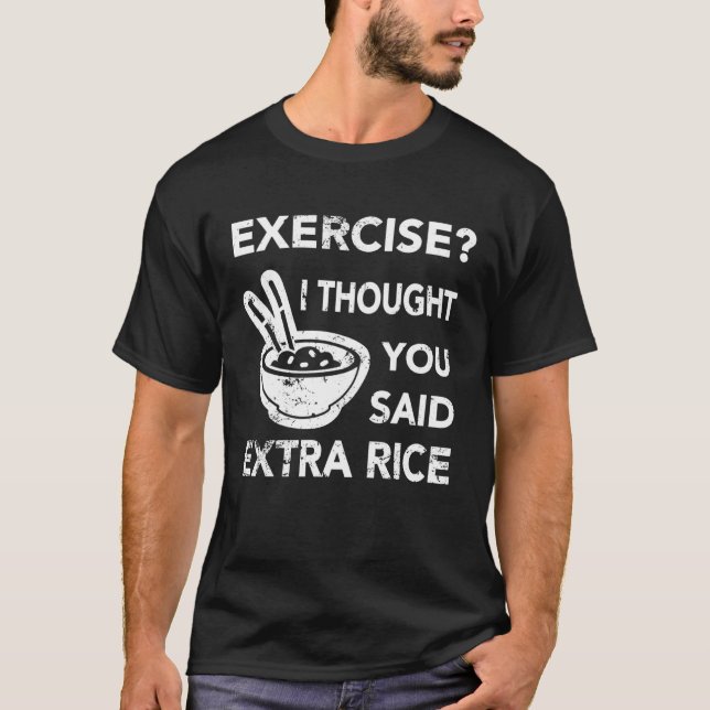 Camiseta Malhação - Exercício Que Eu Pensei Que Você Disse  (Frente)