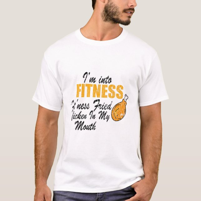 Camiseta Malhação Fritada Galinha Em Meu Amor Engraçado De  (Frente)