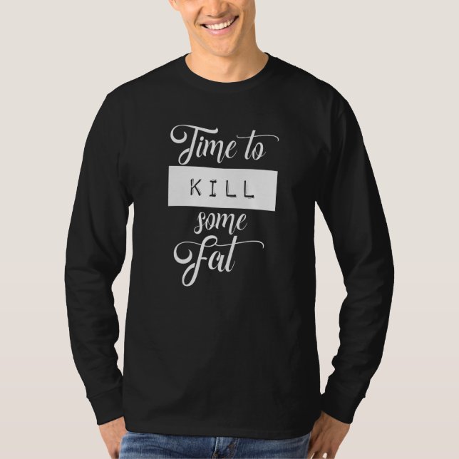 Camiseta Malhação Funny Gym Motivation Workout Em Execução (Frente)