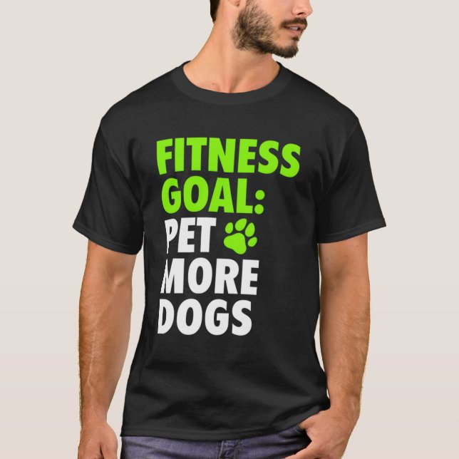 Camiseta Malhação Goal Pet More Dogs - Cute Dog Lover Engra (Frente)