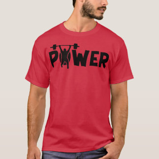 Camiseta Malhação Gym POWER Mens Workout Bodybuilding Motiv