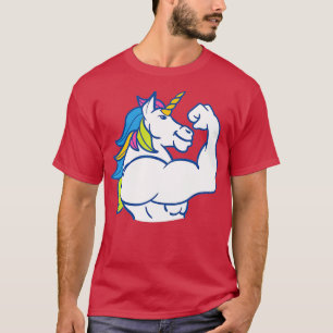 Camiseta Malhação Mágica Muscular Unicorn Engraçado Bodybui