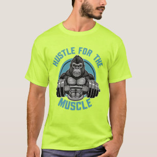Camiseta Malhação na academia de musculação Agite Para o Mú