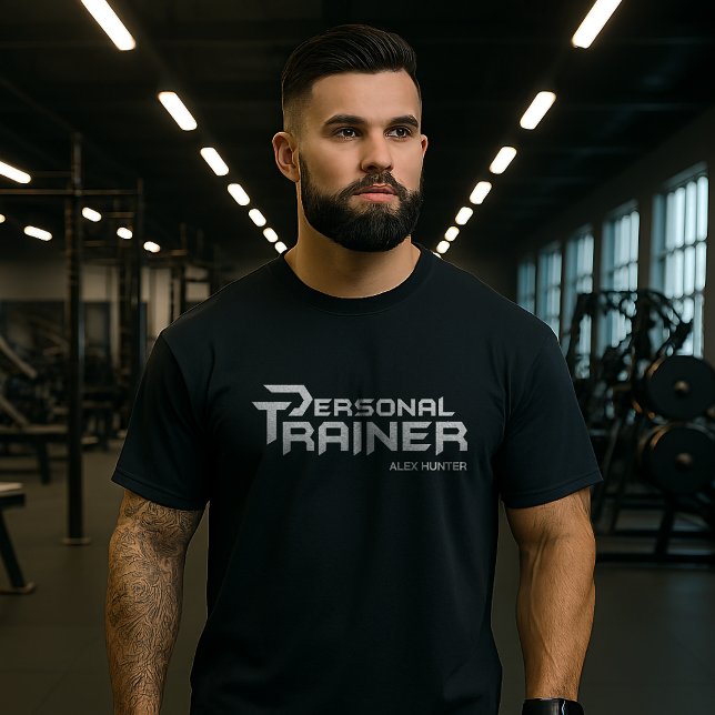 Camiseta Malhação Personalizada do Treinador Pessoal (Criador carregado)