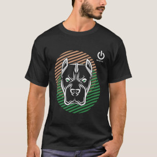 Camiseta Malhação Verde Beige do Bulldog Moderno, Gym Train