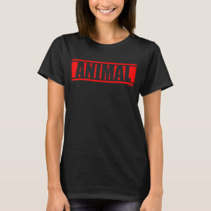 Camiseta Malhação Vermelho Animal Gym Workout Gym Red Impre