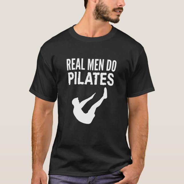 Camiseta Malhação Workout Gym Real Men Do Pilates (Frente)