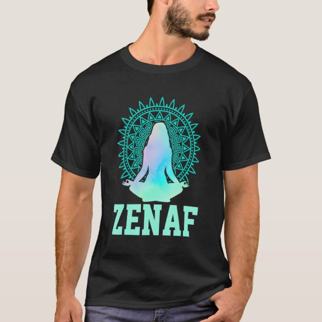 Camiseta Malhação Zenaf Yoga Instrutor Yoga Exercise Medi (Frente)