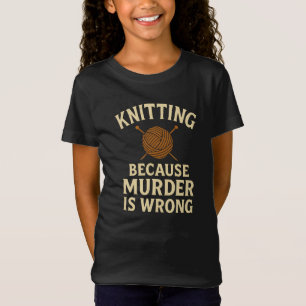 Camiseta Malhar Porque Assassinato é Errado – Distintivo de