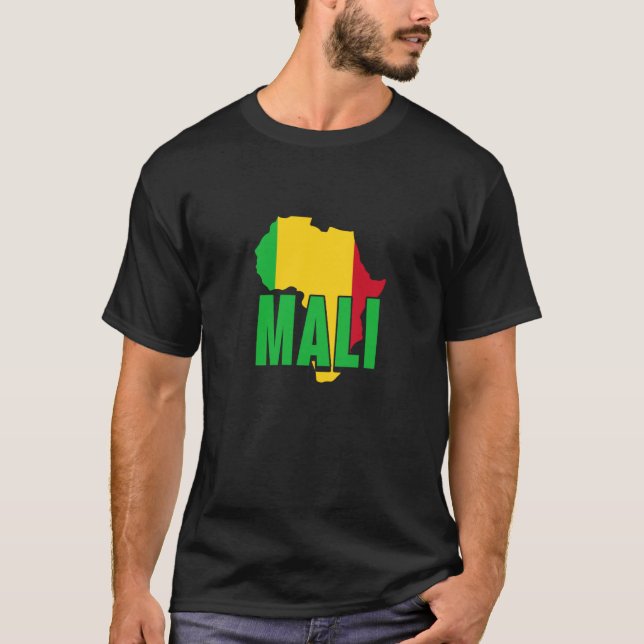 Camiseta Mali African Pride and Heritage (Frente)